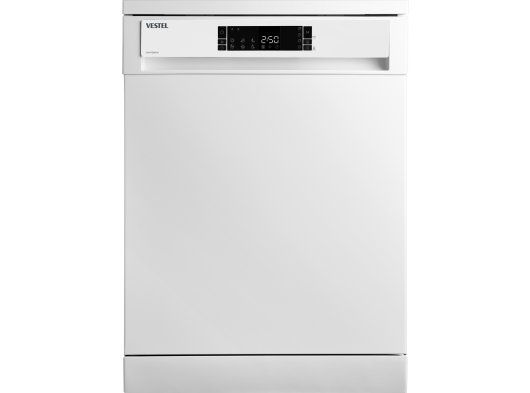 VESTEL DWA1E6B1W Beyaz Bulaşık Makinesi A++