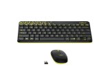 Logitech MK240 Kablosuz Siyah Sarı Klavye Mouse Seti