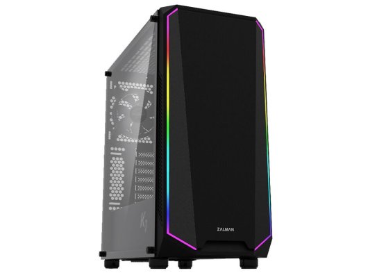 Zalman K1 RGB Kasa Mid Tower Siyah Oyuncu Kasası