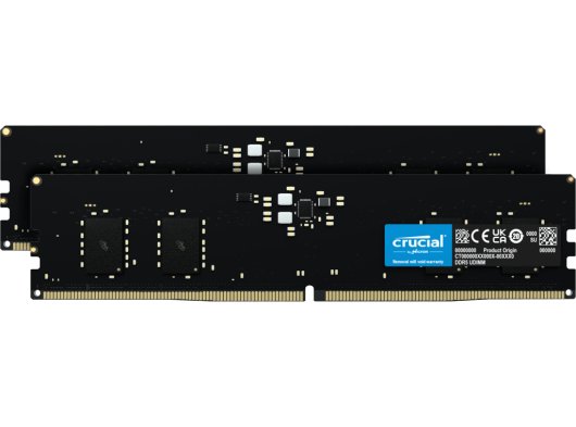 Crucial 16 GB (2x8) 4800 MHz DDR5 CL40 CT2K8G48C40U5 PC Ram
