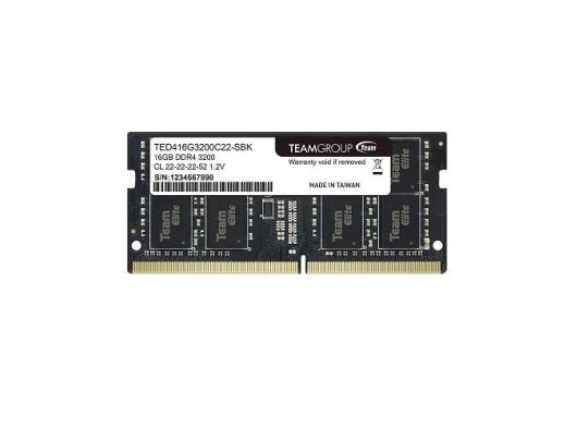 Team Elite 16GB (1x16GB) 3200MHz CL22 DDR4 Serisi Notebook Ram