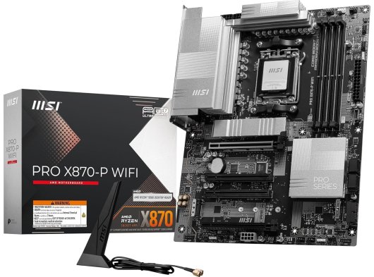 MSI Pro X870-P Wi-Fi AMD X870 Soket AM5 DDR5 8200MHZ(OC) M.2 Anakart