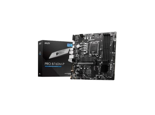 Msi Pro B760M-P Intel LGA1700 DDR5 Micro ATX Anakart