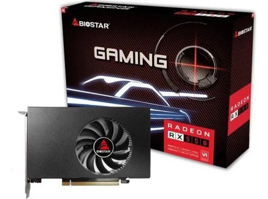 Biostar RX550 4GB 128Bit GDDR5 4xHDMI Ekran Kartı