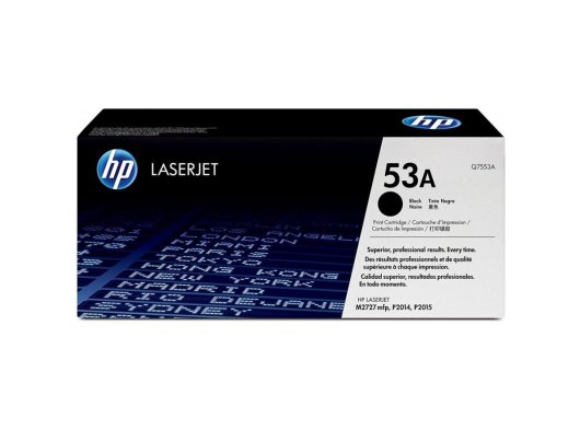 HP Q7553A 53A Original LaserJet Toner, Siyah