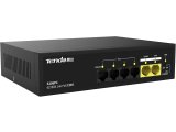 Tenda 6 Port 6 Port PoE+ 10-100- Mbps 2 Port Uplink Çelik Kasa Switch