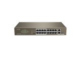 IP-Com F1118P-16-150W 16 Bağlantı Noktalı POE 16FE+2GE/1SFP Yönetilmeyen Switch