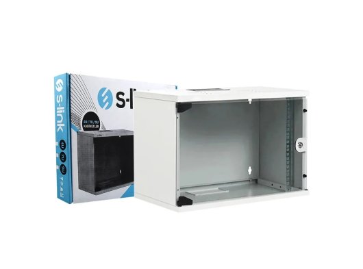 S-Link SL-4U Soho Rack Kabin 19 Inc W 530 mm D 400 mm Kabinet
