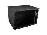 S-link SL-U7 Yeni Nesil 7U Soho Rack Kabin W 530mm D 400mm Siyah