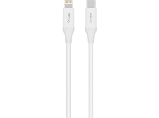 Ttec Type-C - Lightning 1.5 m Hızlı Şarj Kablosu, Beyaz