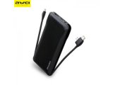 Awei P51K 10.000 mAh Powerbank, Siyah