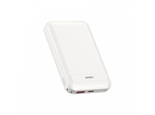 Wiwu Snap Cube 5.000mAh Manyetik Power Bank, Beyaz