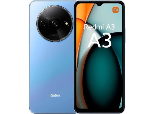 Xiaomi Redmi A3 3/64 GB Cep Telefonu, Yıldız Mavisi