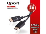 Qport Q-DP03 Display Port 1.2V 3 Metre Kablo