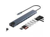 Sensei 10 in 1 Type-C Çok Fonksiyonlu Bağlantı İstasyonu