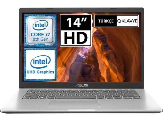 Asus X409FA i7-8565U 8GB 256GB SSD 14'' HD FreeDOS Notebook