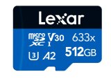 LEXAR 512GB 633X HIGHPERFORMANCE MICROSDXC UHS-I C10 HAFIZA KARTI