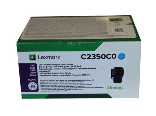 LEXMARK C2350C0 LASER TONER MAVİ 1.000 SAYFA