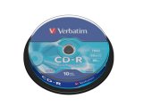 VERBATIM 43441 CD-R 700MB 52X80 10'LU CAKEBOX