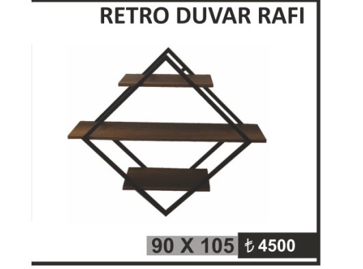 RETRO DUVAR RAFI