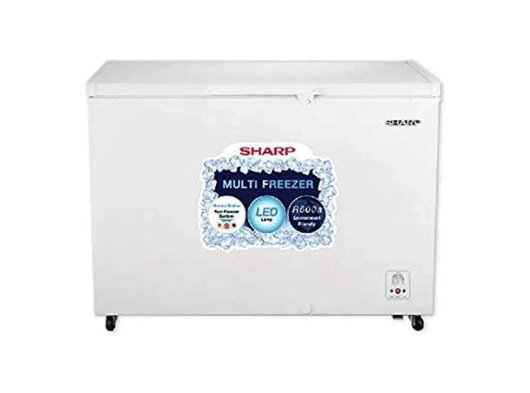 Sharp Sandık Dondurucu, 490 L, Beyaz, SCF-K490X-WH3