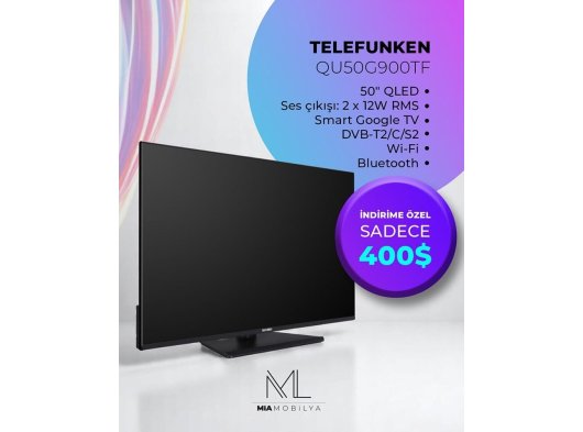 TELEFUNKEN QU50G900TF - Üst Düzey Görüntü Deneyimi!