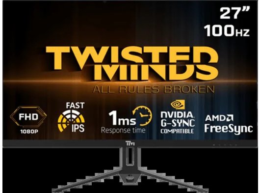 Twisted Minds ECO Serisi Flat 27 FHD, 100 HZ, IPS, 1ms Oyuncu Monitör