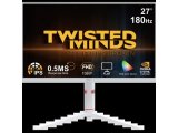 Twisted Minds Frost Serisi 27'' FHD 180HZ 0.5MS Fast IPS HDMI 2.1 Gaming Monitor, Beyaz