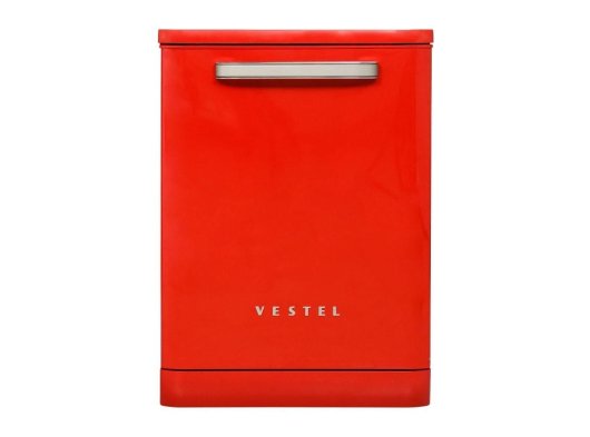 VESTEL BM5001 KIRMIZI RETRO 5 PROGRAMLI BULAŞIK MAKİNASI