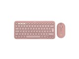 Logitech Pebble 2 Combo Çoklu Sessiz Kablosuz Klavye ve Mouse Seti, Pembe