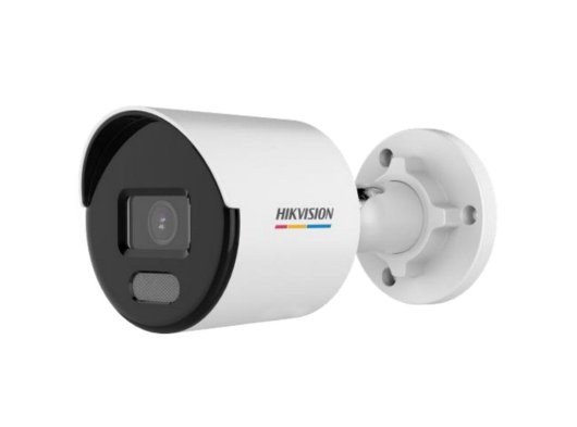 Hikvision DS-2CD1027G0-LUF 2 MP 4mm Sabit Lensli Dahili Mikrofonlu Bullet Colorvu IP Kamera