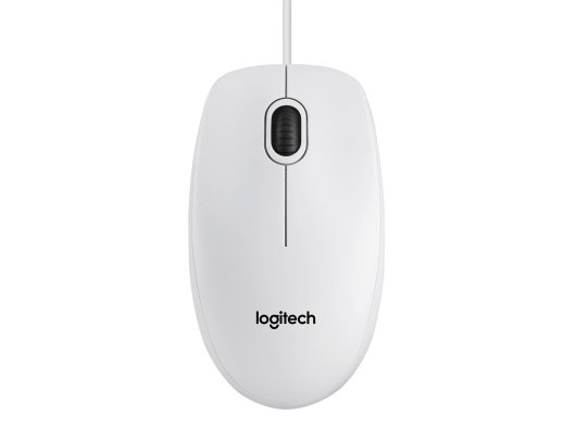 Logitech B100 Kablolu Beyaz Optik Mouse
