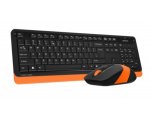 A4 Tech FG1010 Q Kablosuz MM Klavye Mouse Turuncu