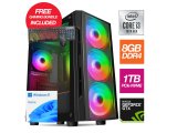 INTEL i3-10100F 8GB 256SSD GT730 4GB 128bit 500W GAMING PC