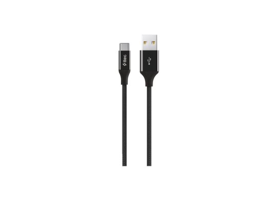 TTEC TYPE-C TO USB-A ALUMİCABLE HIZLI ŞARJ KABLOSU SİYAH 1,2M