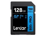LEXAR 128GB PROFESSIONAL 800X PRO SDXC UHS-I CARDS UP TO 150MB/S READ 45MB/S WRIT