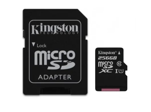 KINGSTON 256GB CANVAS SELECT PLUS MICRO SDHC UHS-1 CLASS 10 100MB