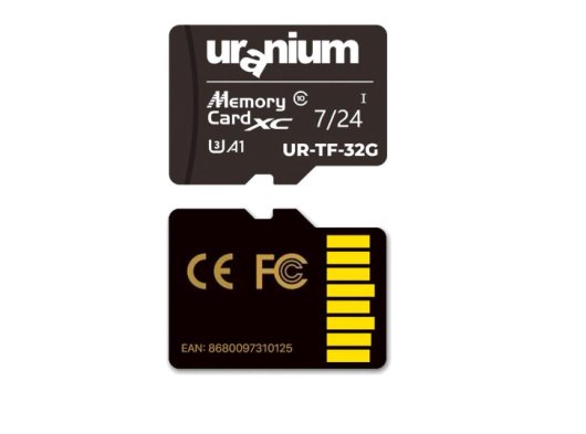 URANIUM 32 GB UR-TF-32G MICRO SD CARD U3 7/24 SURVEILLANCE 100/40MBS INDUSTRIAL HAFIZA KARTI