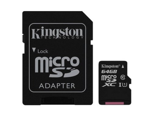 KINGSTON 64GB MICRO SDHC KART CLASS 10