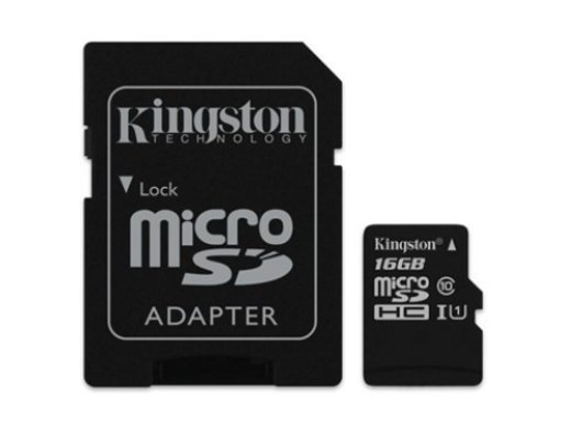 KINGSTON 16GB MICRO SDHC KART CLASS10