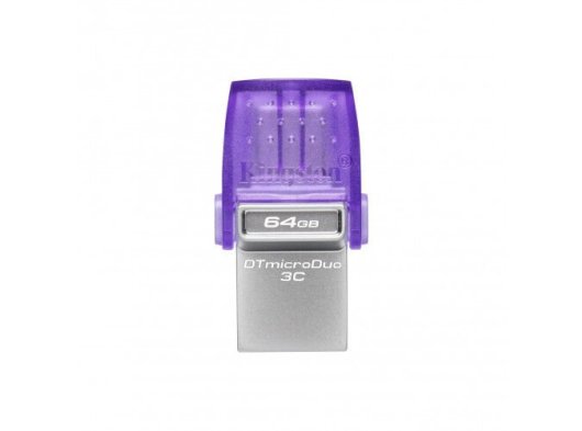 KINGSTON 256GB DATA TRAVELER USB3.2 MICRODUO 3C