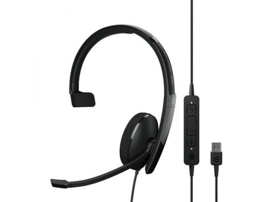 Sennheiser ADAPT 130 II Usb Tek Taraflı Kablolu Kulaklık, Siyah