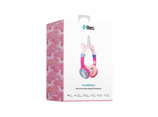 Ttec SoundBuddy 2 Bluetooth Çocuk Kulaklığı, Pembe