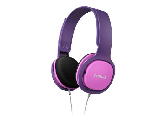 Philips SHK2000 Kafabantlı Çocuk Kulaklığı, Pembe-Mor