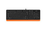 A4 Tech FK10 TR Q USB Turuncu Multimedya Kablolu Klavye