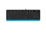 A4 Tech FK10 USB Multimedya Mavi Kablolu Klavye