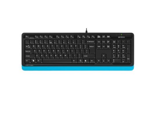 A4 Tech FK10 USB Multimedya Mavi Kablolu Klavye