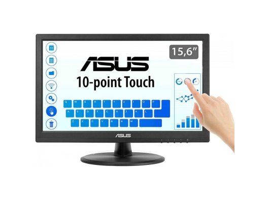 Asus VT168N 15.6¨ 10ms 60Hz 10 Parmak Dokunmatik Full HD LED Monitör