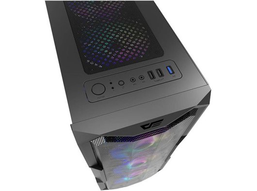 DarkFlash Aquarius Mesh Siyah Mid Tower ATX Bilgisayar Kasası