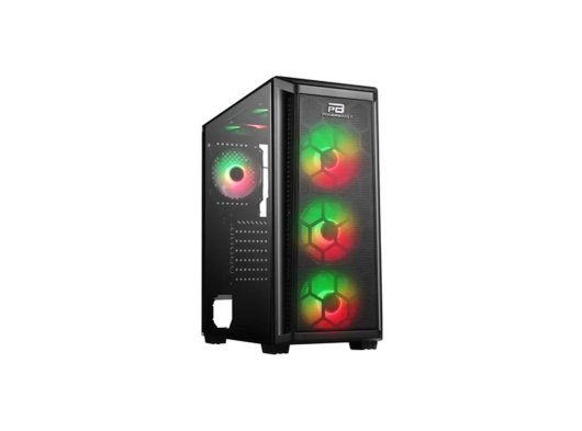 Power Boost VK-T01B RGB 650W Led Fanlı ATX Siyah Oyuncu Kasası